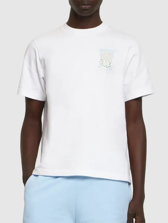 Casablanca   Tennis Pastelle printed t-shirt 