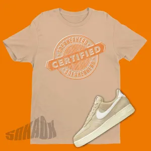 Certified Sneakerhead Shirt To Match Nike Air Force 1 Low Certified Fresh