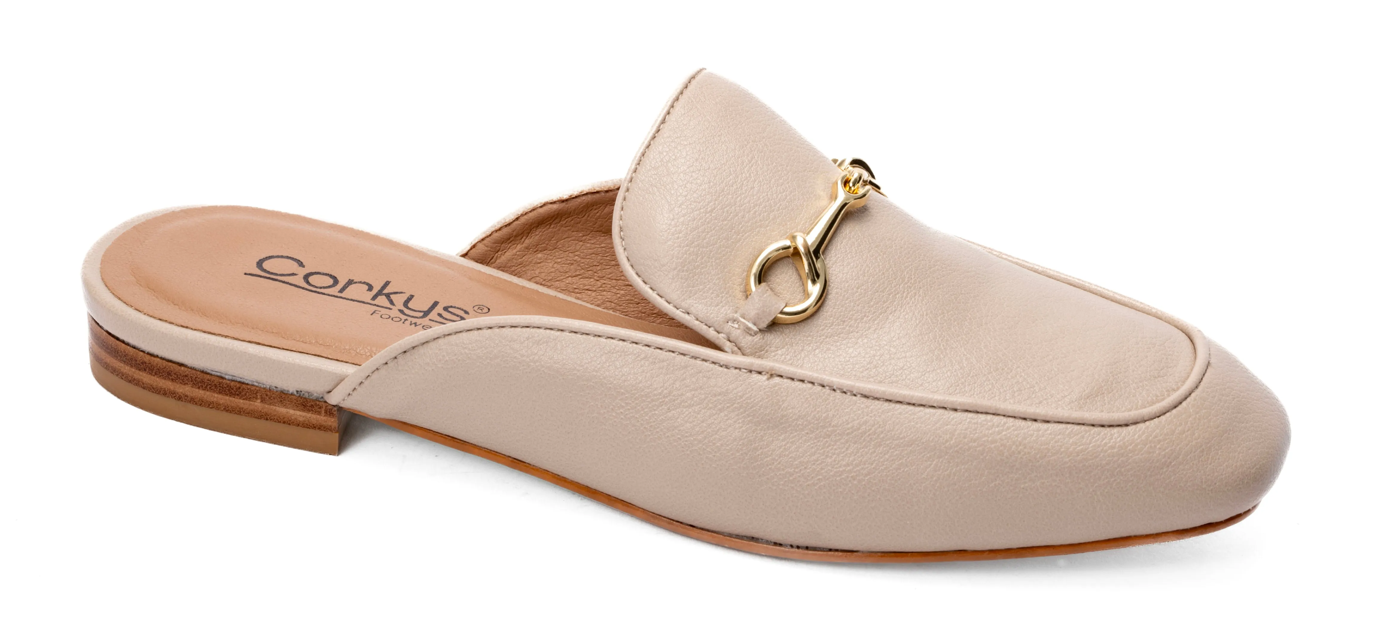 Charmer Slip On Mule Camel