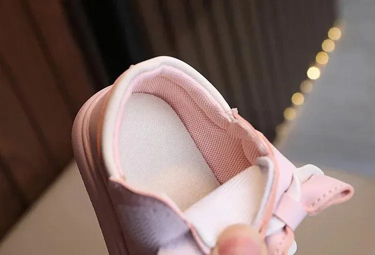 Children's Casual Shoes for Girls - Adorable Flat with Sweet Bow - TSS282