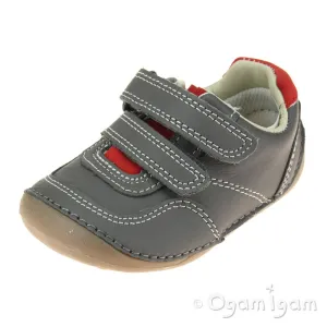 Clarks Tiny Dusk Infant Boys Grey Shoe