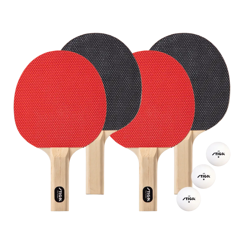 Classic 4 Player Table Tennis Racket Set