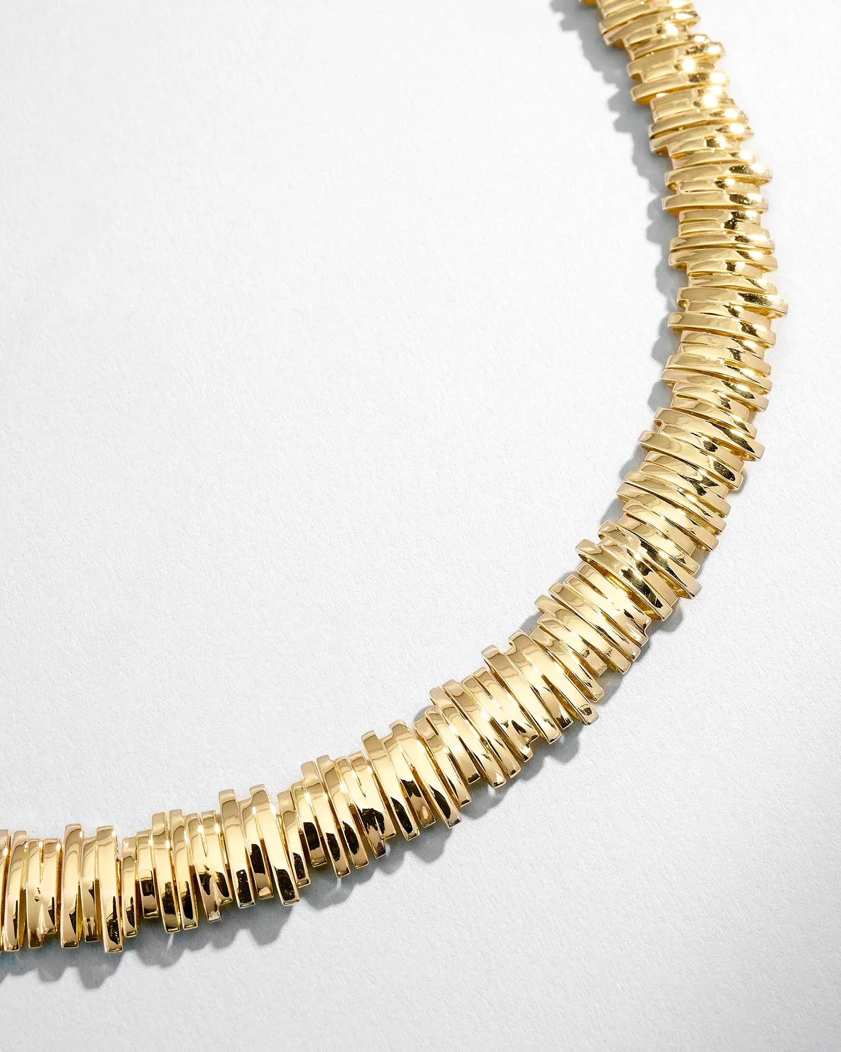 Classic Gold Tennis Necklace