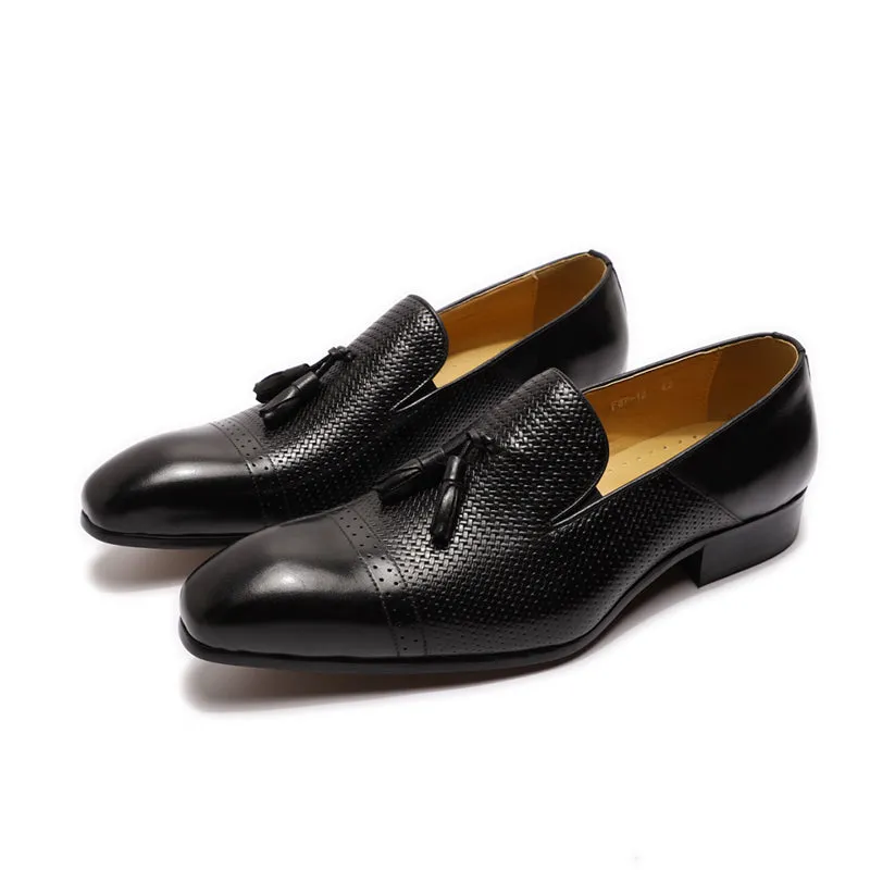 Classic Tassel Leather Men Loafers Shoes