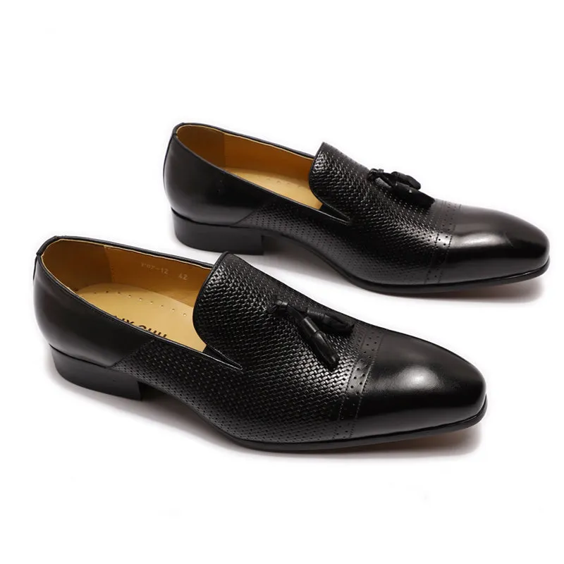 Classic Tassel Leather Men Loafers Shoes