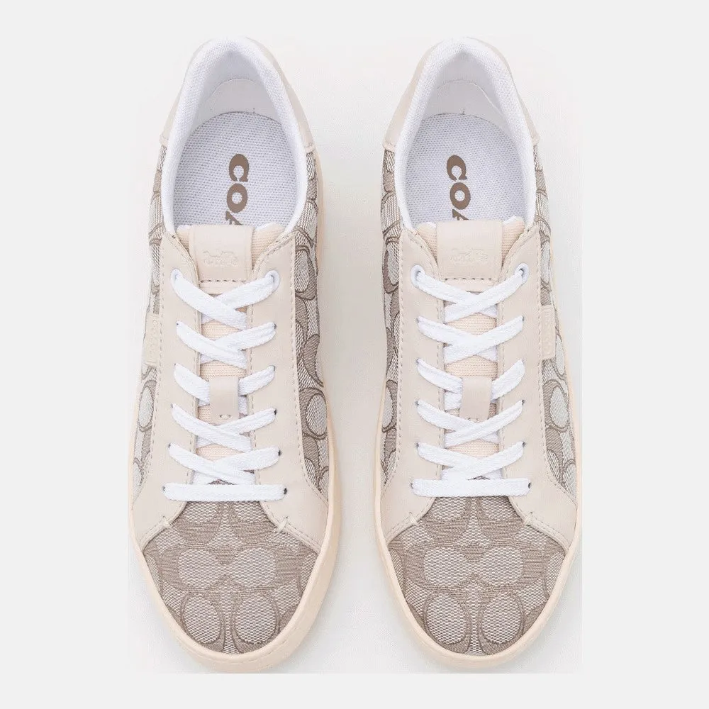 Coach Jacquard sneakers, stone/chalk