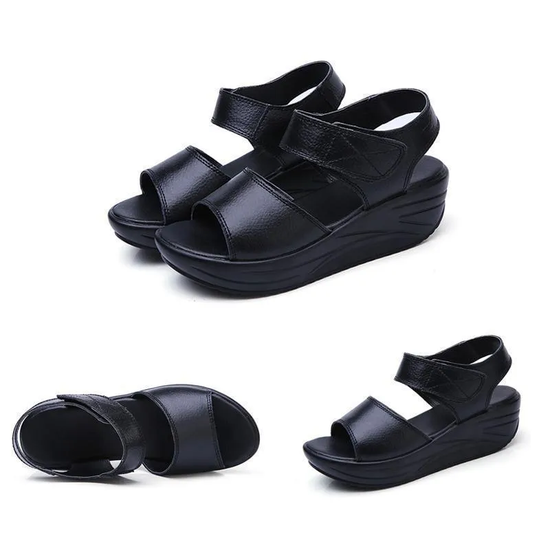 Comfortable Platform Wedge Sandal With Style