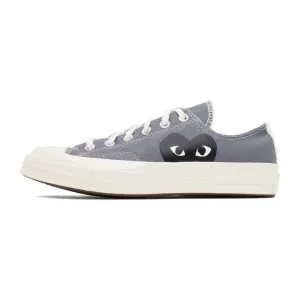 COMME DES GARÇONS PLAY CONVERSE CHUCK TAYLOR LOW GREY