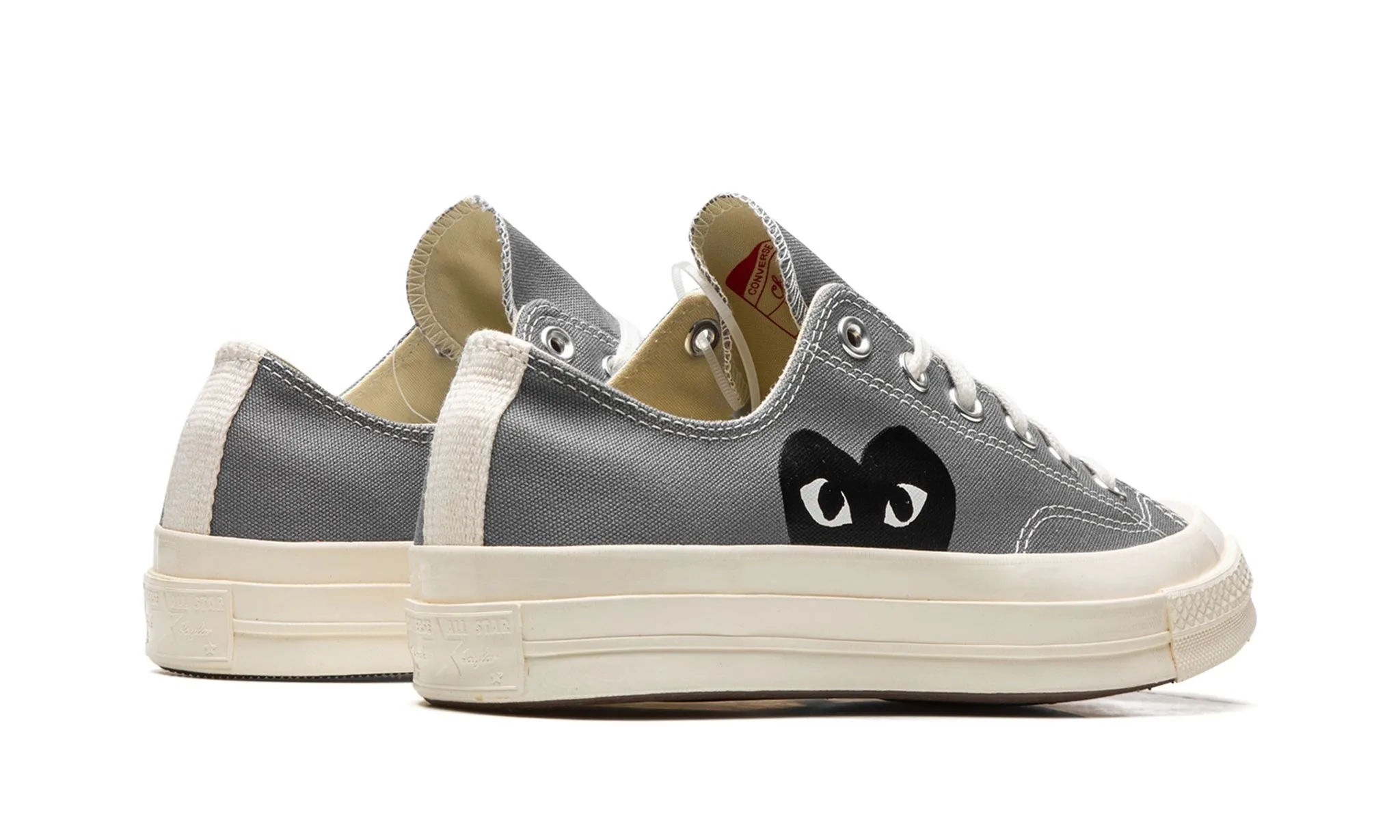 COMME DES GARÇONS PLAY CONVERSE CHUCK TAYLOR LOW STEEL GREY