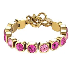 CONIAN SHINY GOLD PINK BRACELET