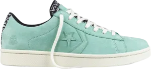 Converse Footpatrol x Pro Leather Low Mali Print Sneakers - Spearmint Green