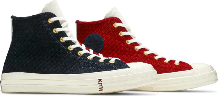 Converse Kith x Bergdorf Goodman x Chuck 70 High Total Eclipse sneakers, blue