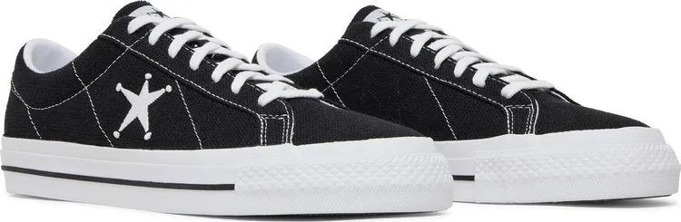 Converse Stussy x One Star Low Black sneakers, black