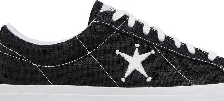 Converse Stussy x One Star Low Black sneakers, black