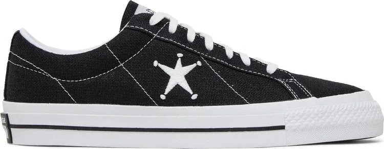 Converse Stussy x One Star Low Black sneakers, black