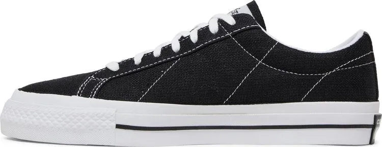 Converse Stussy x One Star Low Black sneakers, black