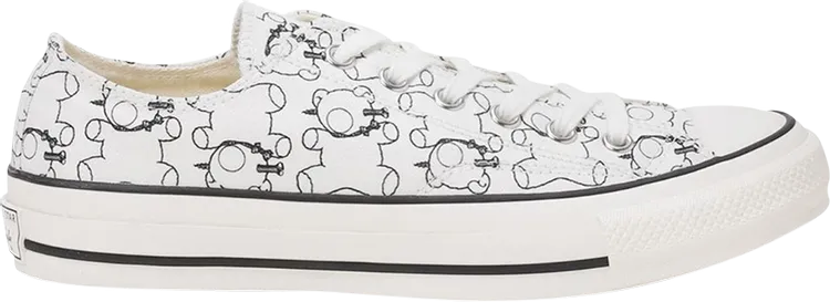 Converse Undercover x Addict x Chuck Taylor All Star Low Teddy Bear sneakers, white