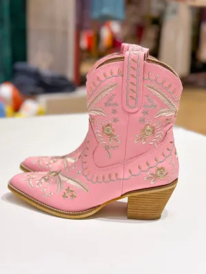 Corral Ankle Boots - Pink