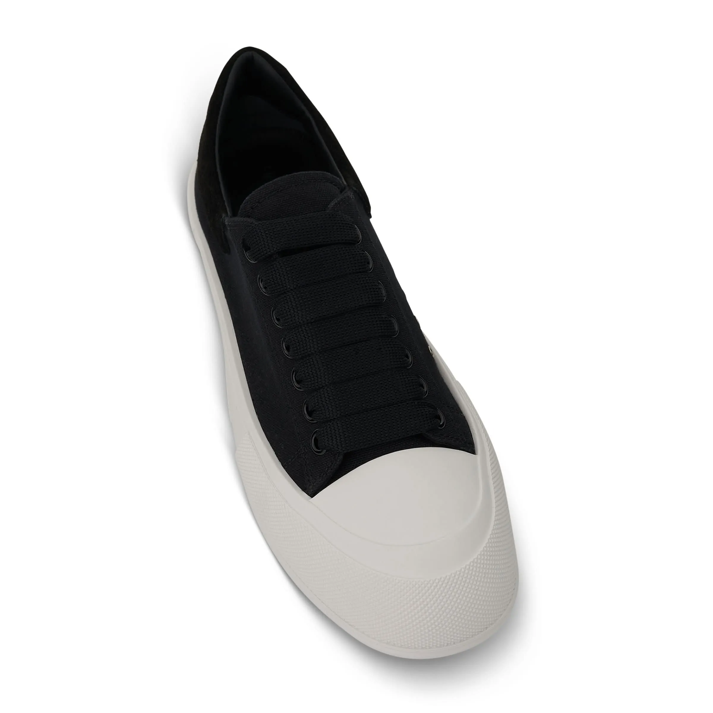 Deck Plimsoll In Black/White