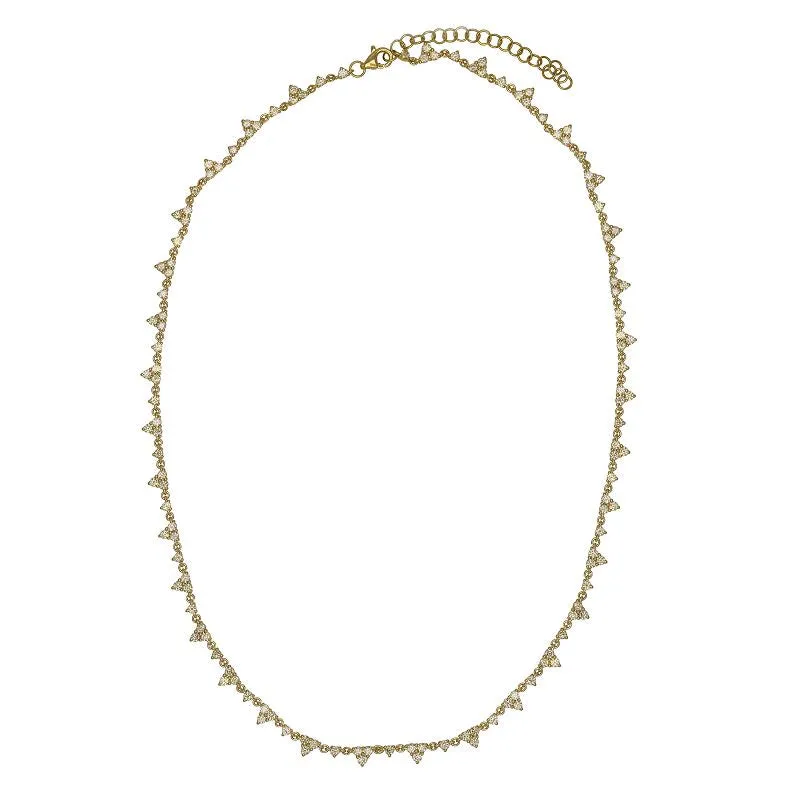 Diamond Point Strand Necklace