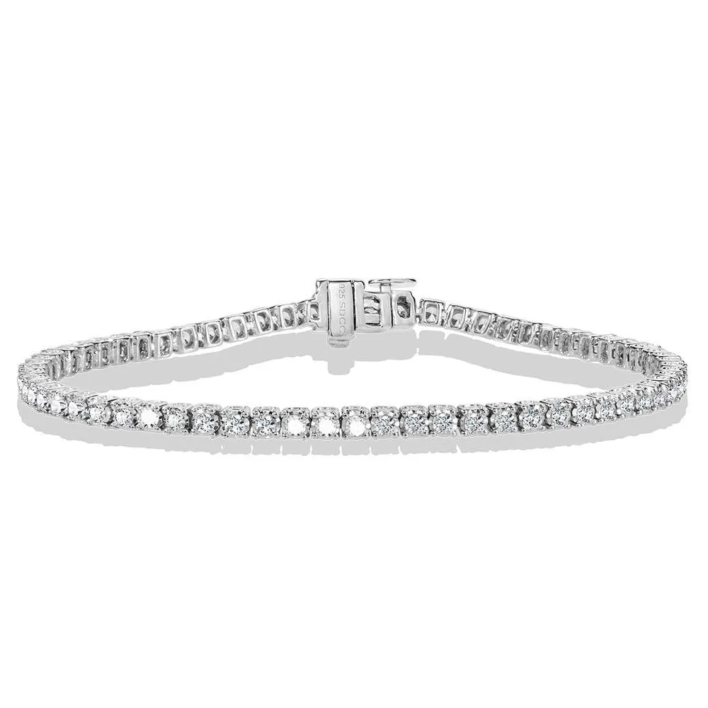 DIAMOND STAR TENNIS BRACELET