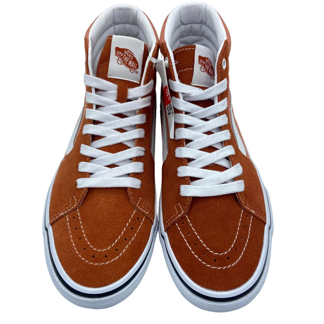 DISCOLORED Vans Sk8-Hi Burnt Ochre Orange Skate Shoes NO BOX*