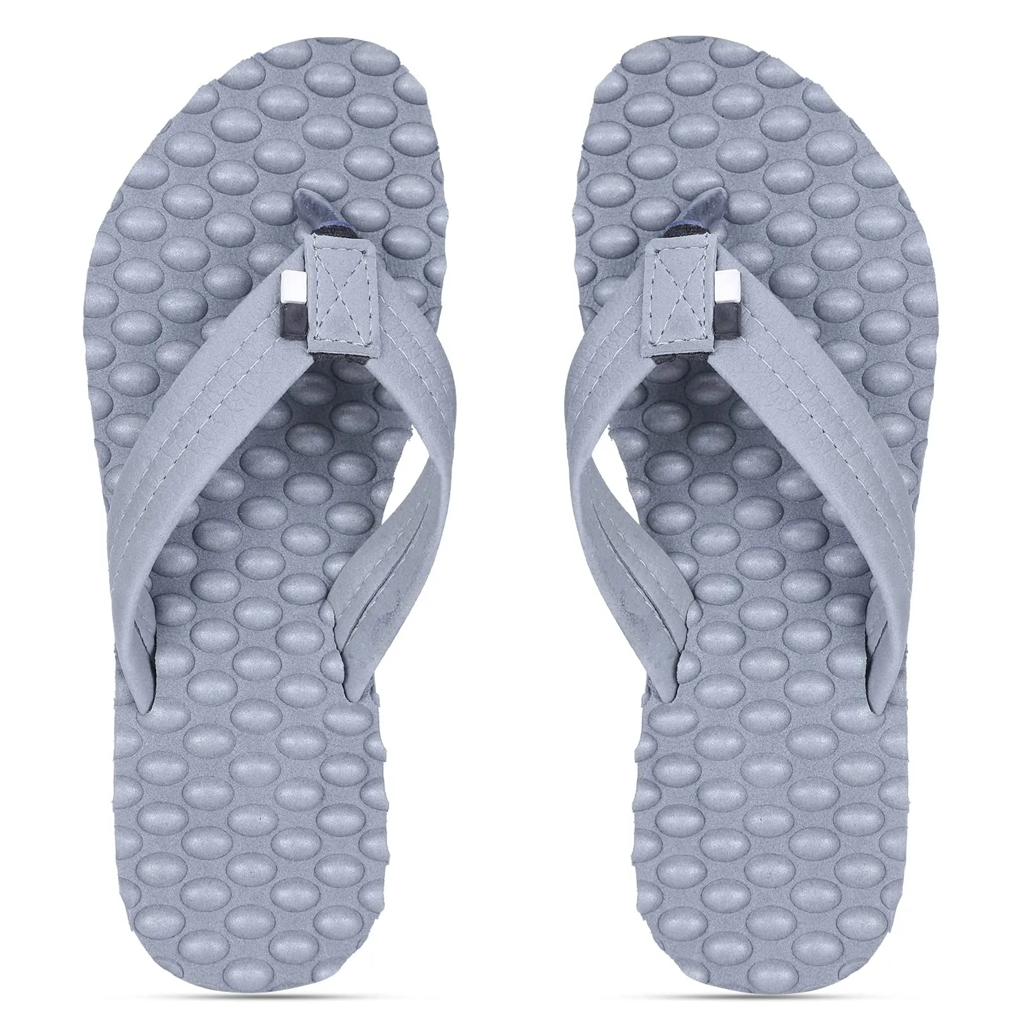 DOCTOR EXTRA SOFT House Slipper for Women's Care |Orthopaedic | Diabetic | Acupressure | Comfortable | MCR | Flip-Flop Ladies and Girl’s Home Slides for Daily Use Bubble-D-20-Grey-6-UK