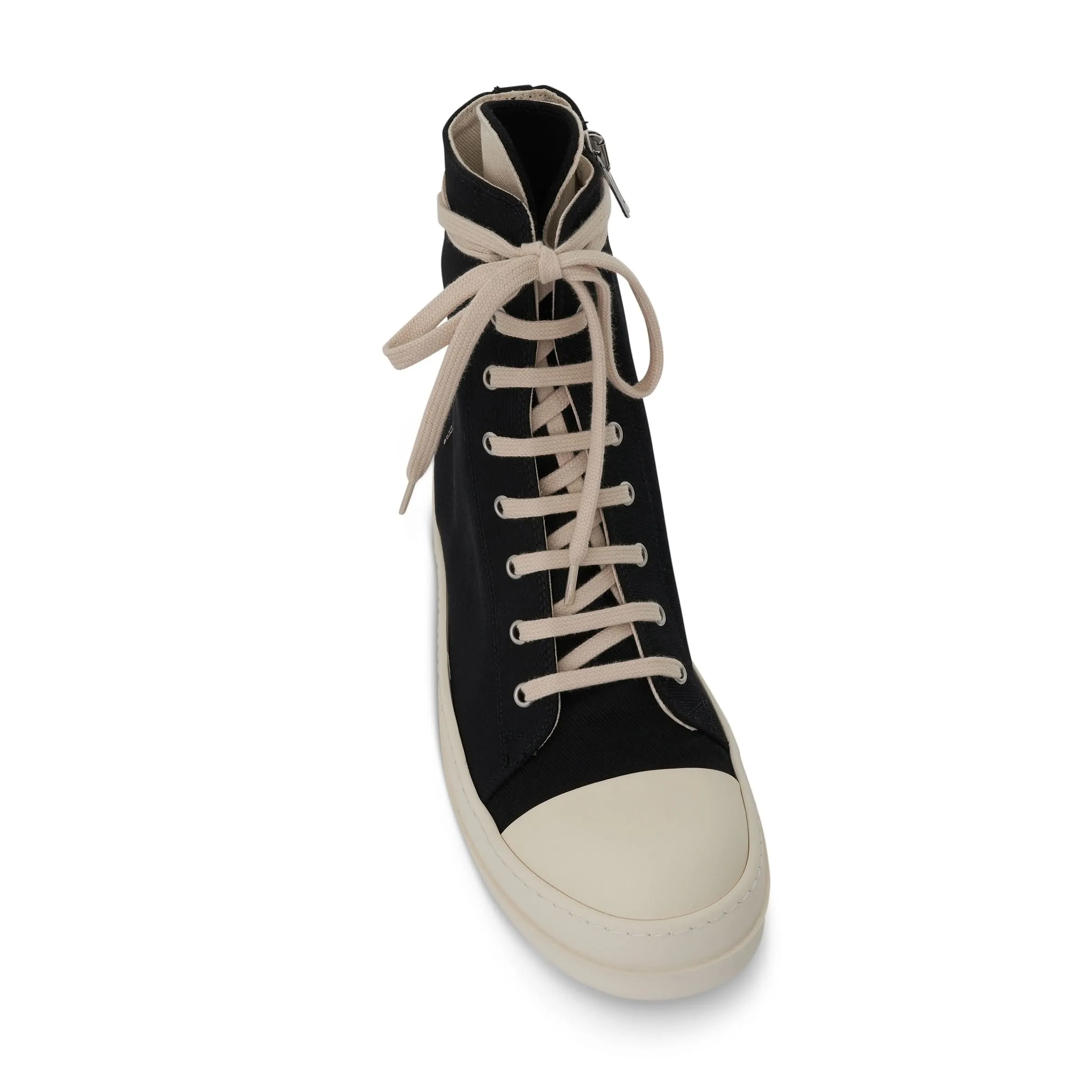 DRKSHDW Ramones Denim Hi Sneaker in Black/Milk