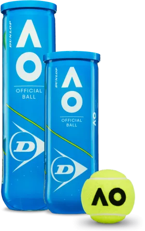 DUNLOP AO TENNIS BALL CAN (3 BALLS) | KIBI Sports