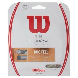 Duo Feel Element 125 and NXT 16 Tennis String