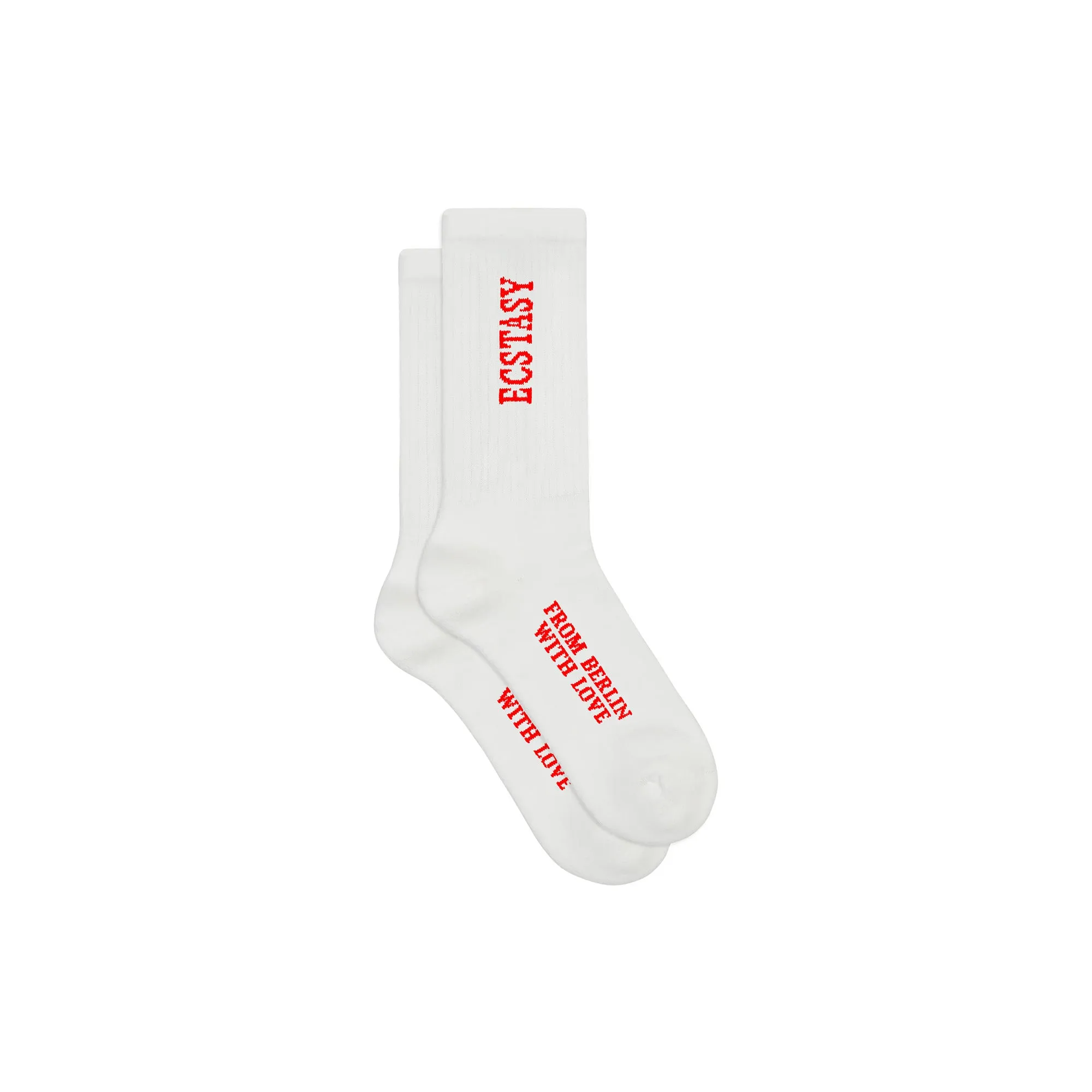 ECSTASY TENNIS SOCKS - WHITE