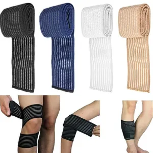 Elastic Bandage Compression Knee Pads Support Sports Strap Knee Pads Protector Bands Ankle Leg Elbow Wrist Calf Brace 1Pc 40-180cm