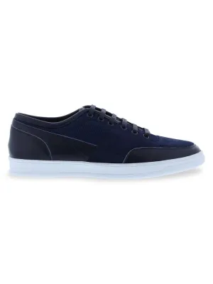 English Laundry suede and leather Gasper sneakers, navy