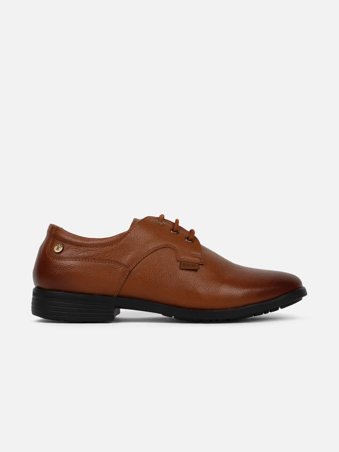 Ezok Men TAN Leather Formal