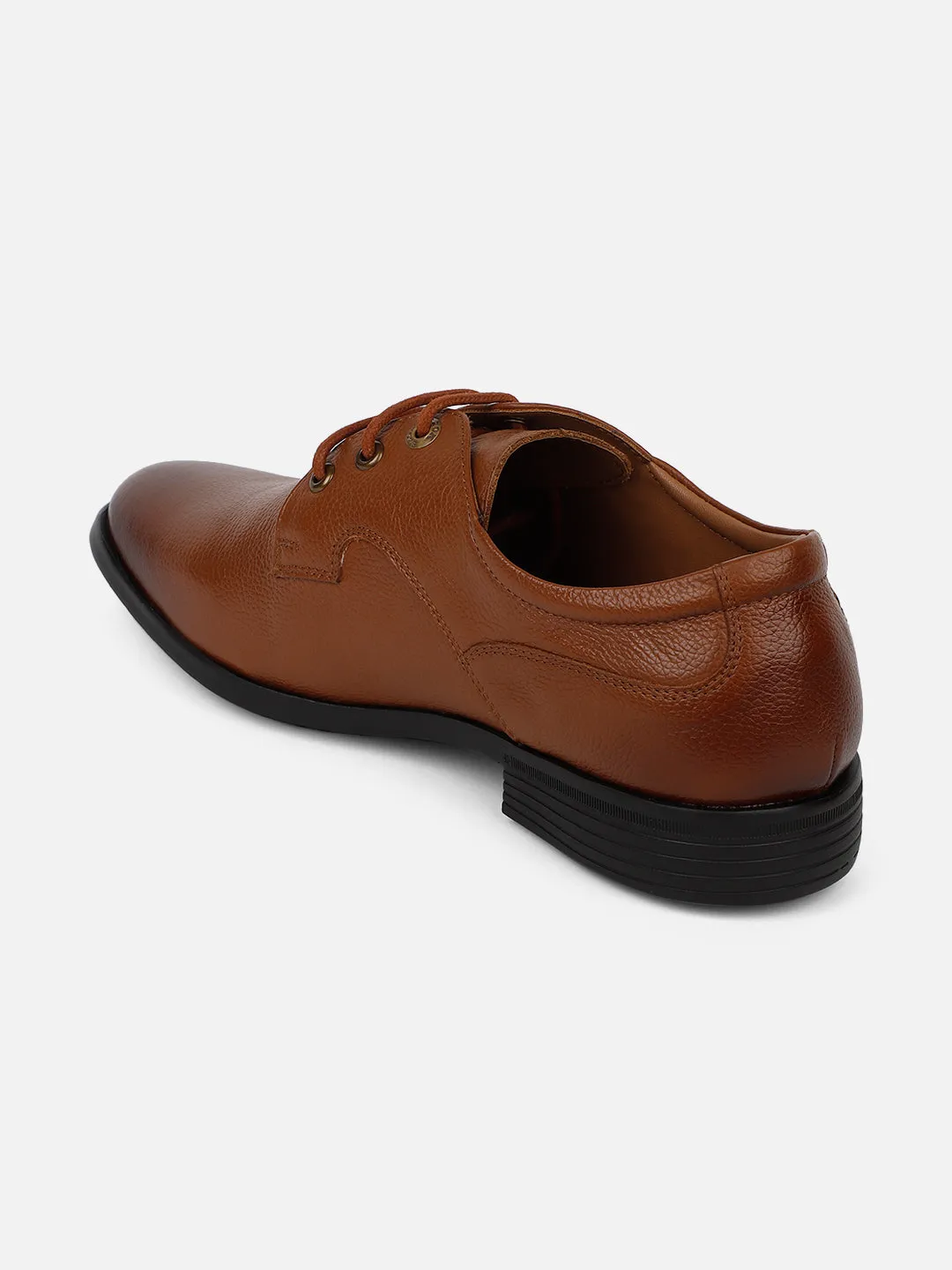 Ezok Men TAN Leather Formal