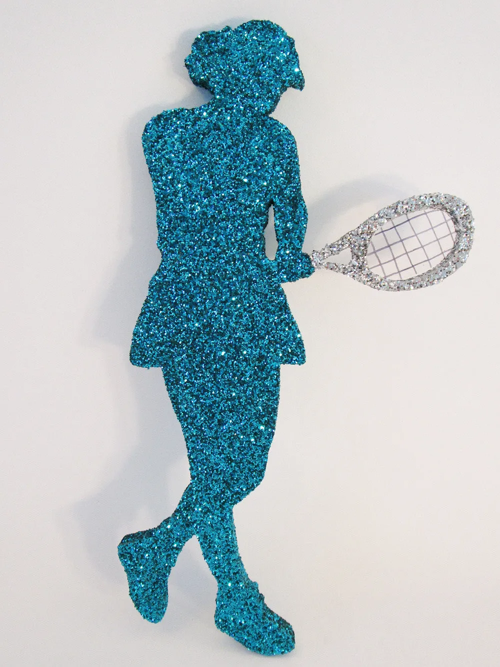 Female Tennis Player Styrofoam Cutout for Centerpieces