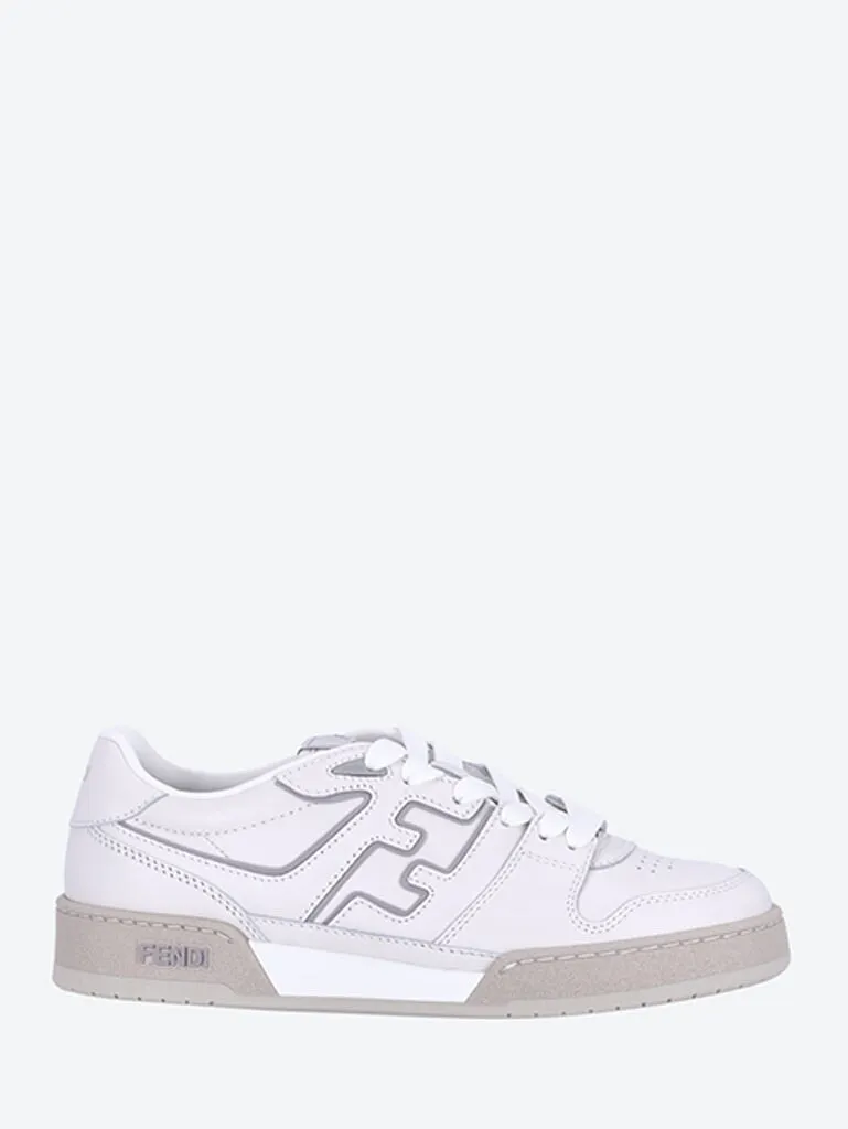 Fendi match mix vitello logo sneakers