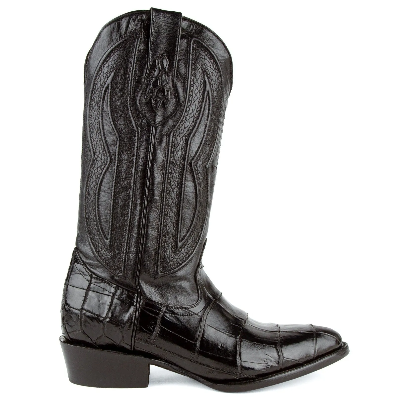 Ferrini Men's Stallion Belly Alligator Round Toe Boots 10711-27