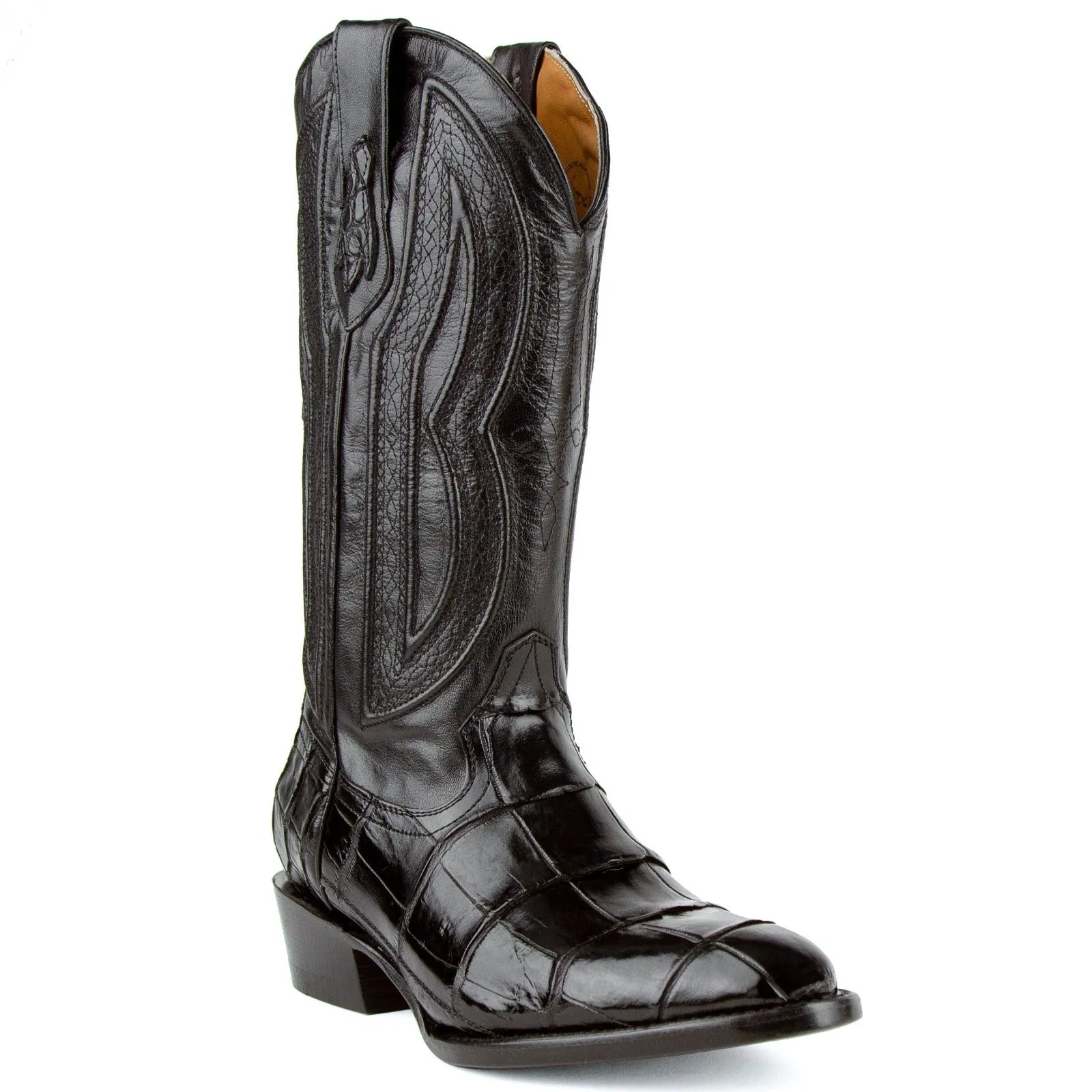 Ferrini Men's Stallion Belly Alligator Round Toe Boots 10711-27