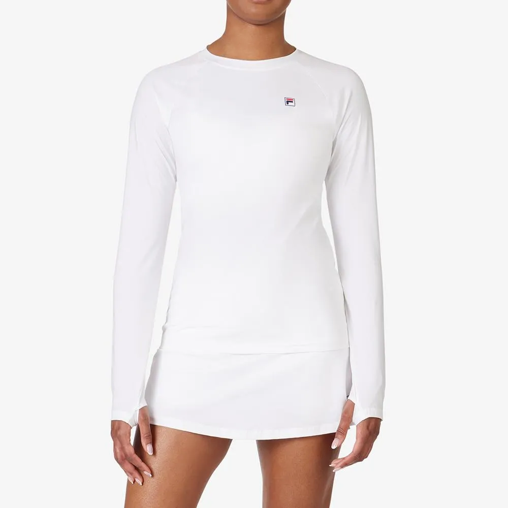 Fila Women's Essentials UV Blocker Long Sleeve - White