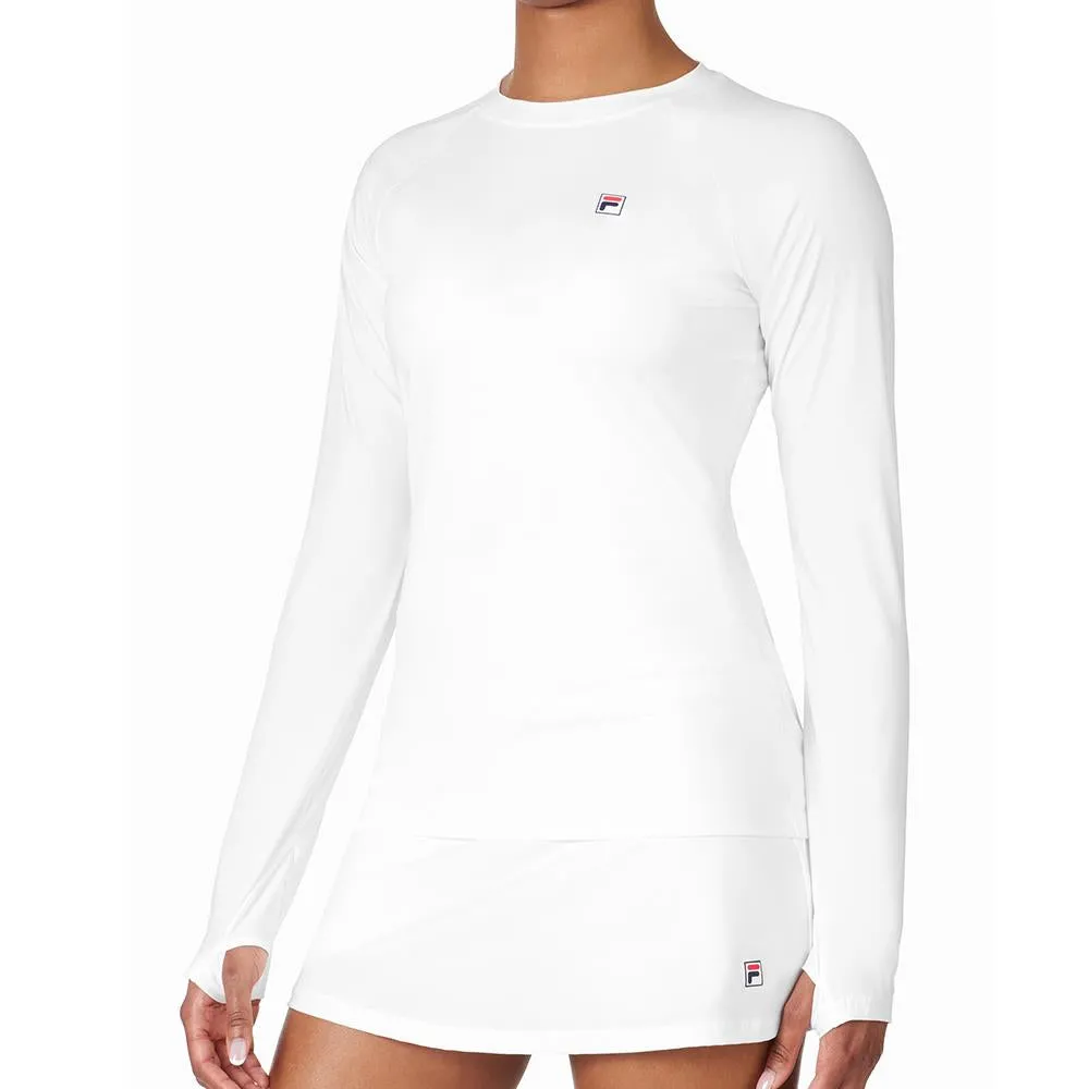 Fila Women's Essentials UV Blocker Long Sleeve - White