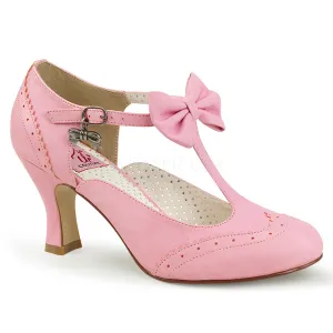 Flapper Pink Kitten Heels