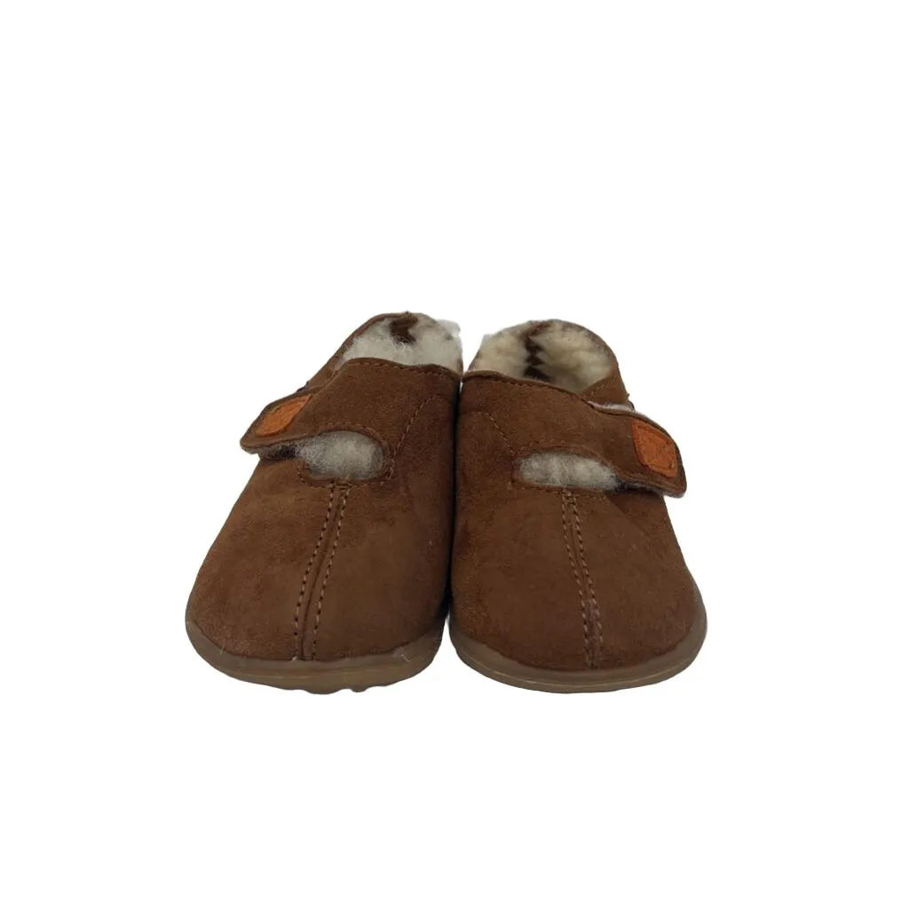 Fur-Lined Velcro Slip-Ons