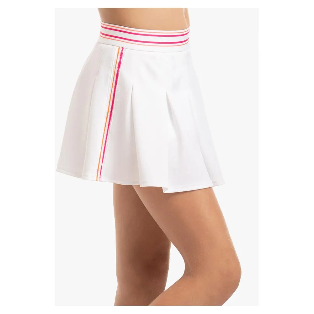 Girl's Back To Classics Tennis Skort White