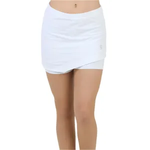 Girls' Bliss Tennis Skort Moon Roses and White