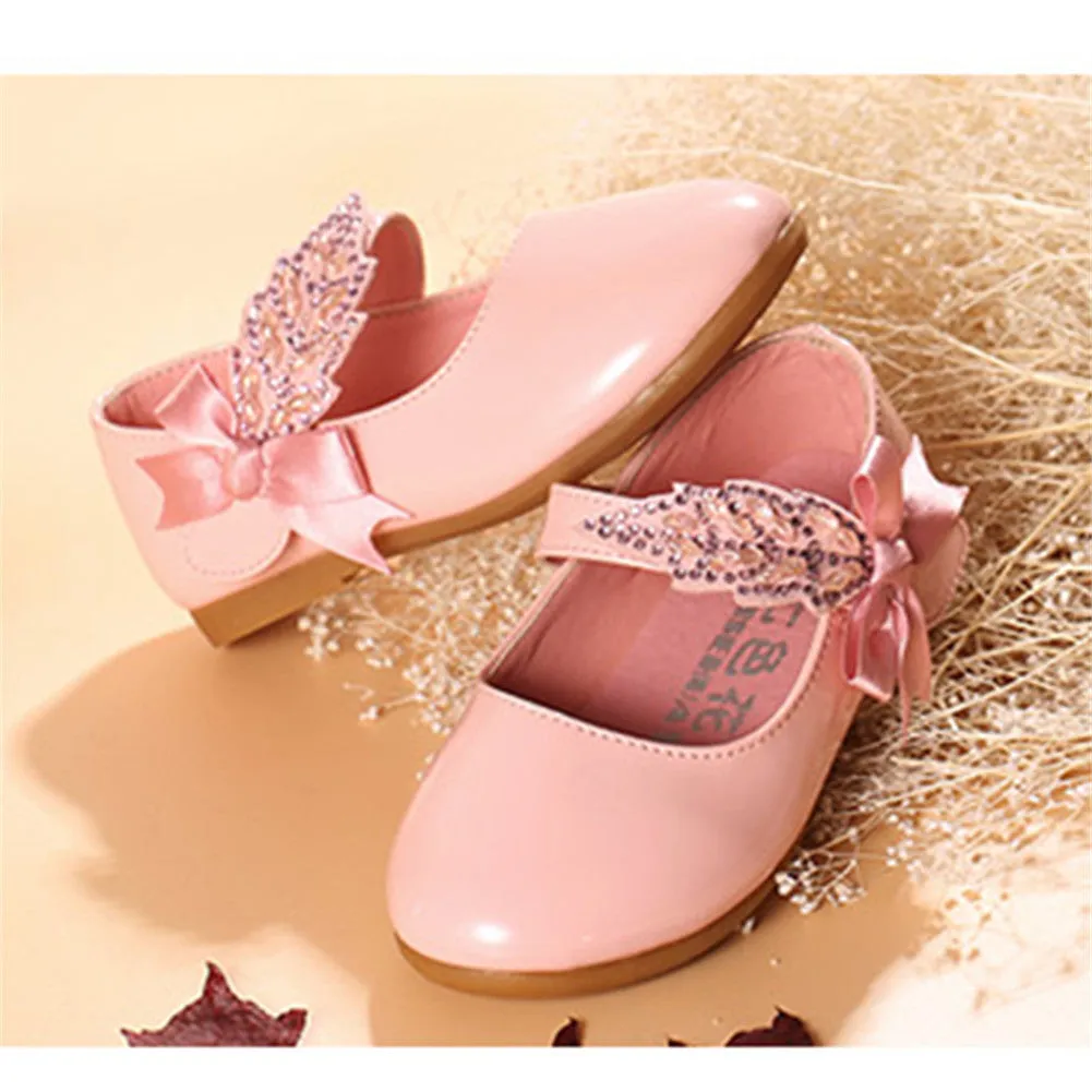 Girls' Shoes Princess Flat Shoes Mary Jane Dress Shoes