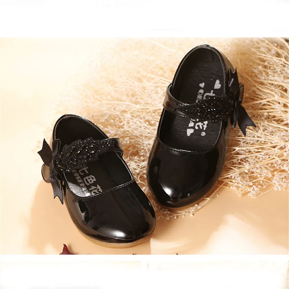 Girls' Shoes Princess Flat Shoes Mary Jane Dress Shoes