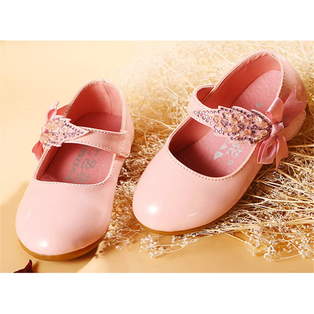 Girls' Shoes Princess Flat Shoes Mary Jane Dress Shoes