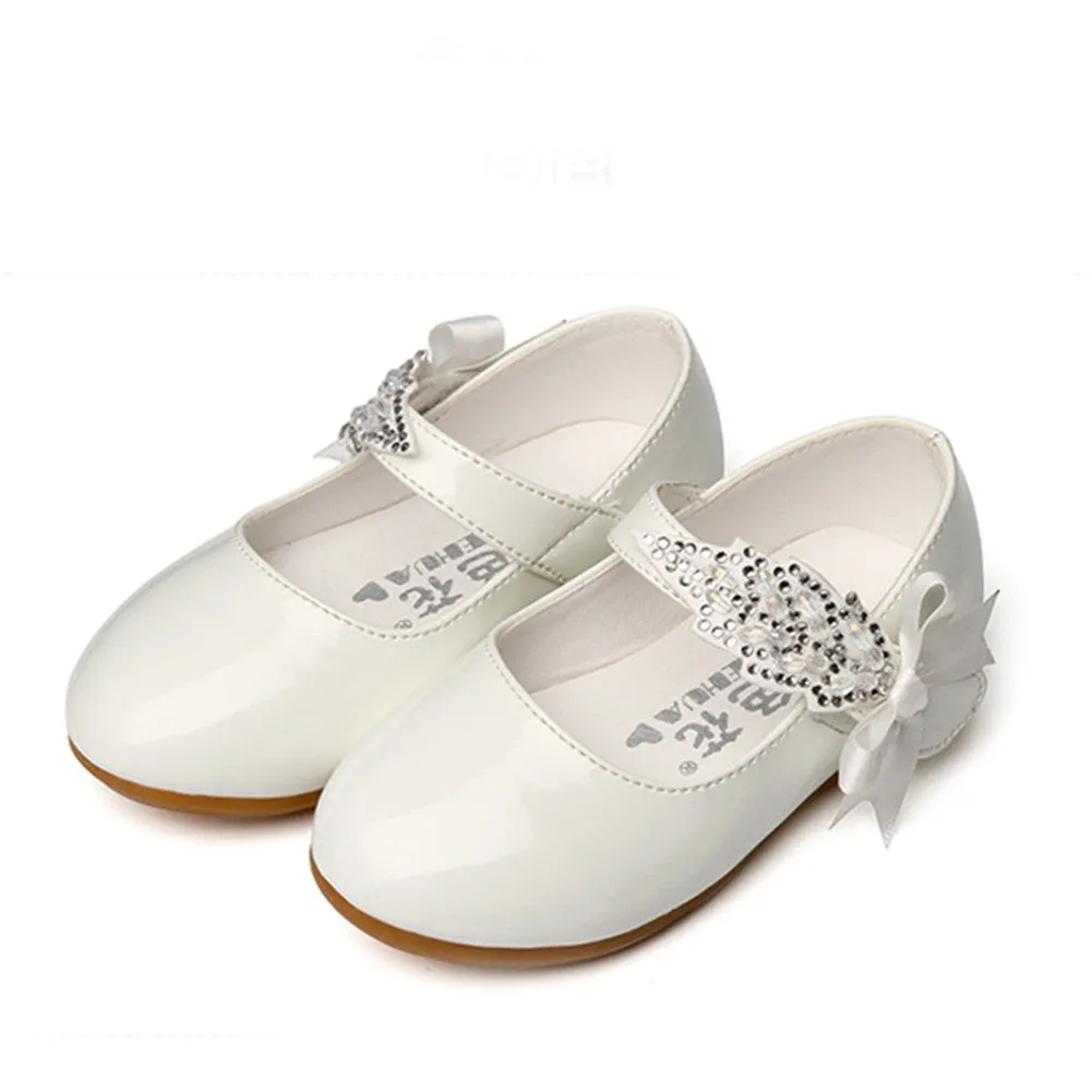 Girls' Shoes Princess Flat Shoes Mary Jane Dress Shoes