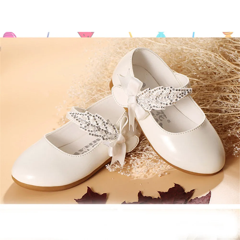 Girls' Shoes Princess Flat Shoes Mary Jane Dress Shoes